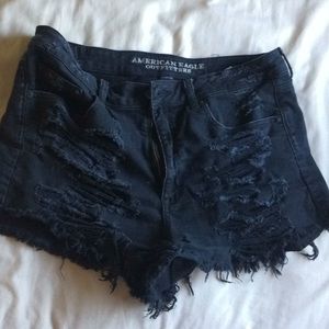 Black American Eagle High Rise Festival shorts